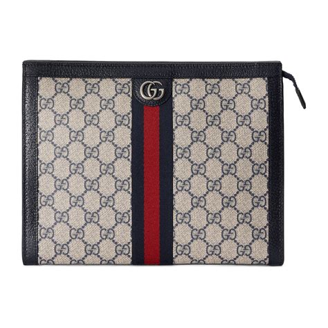 blue gucci pouch